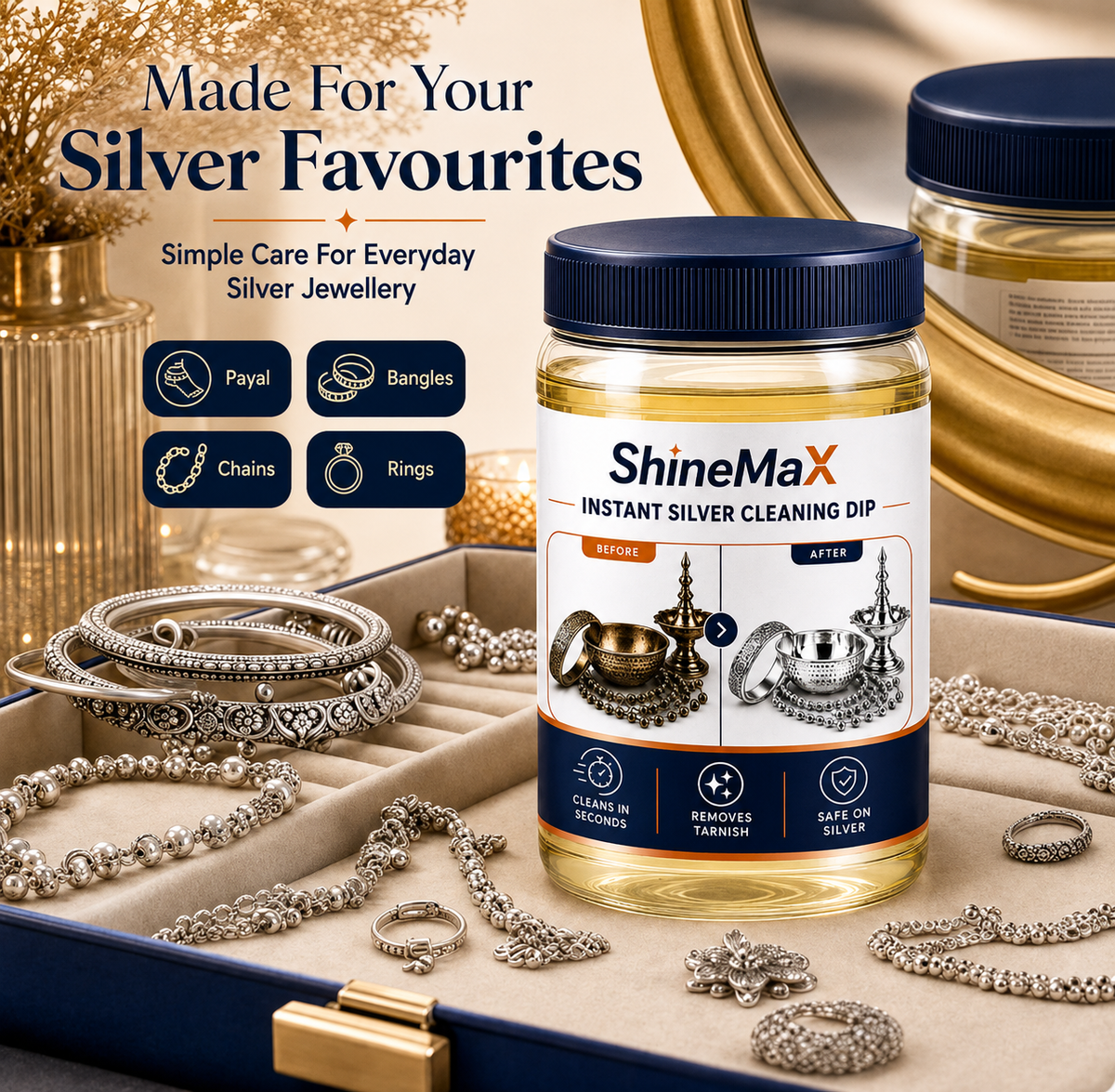 SHINEMAX™ INSTANT SILVER CLEANING DIP