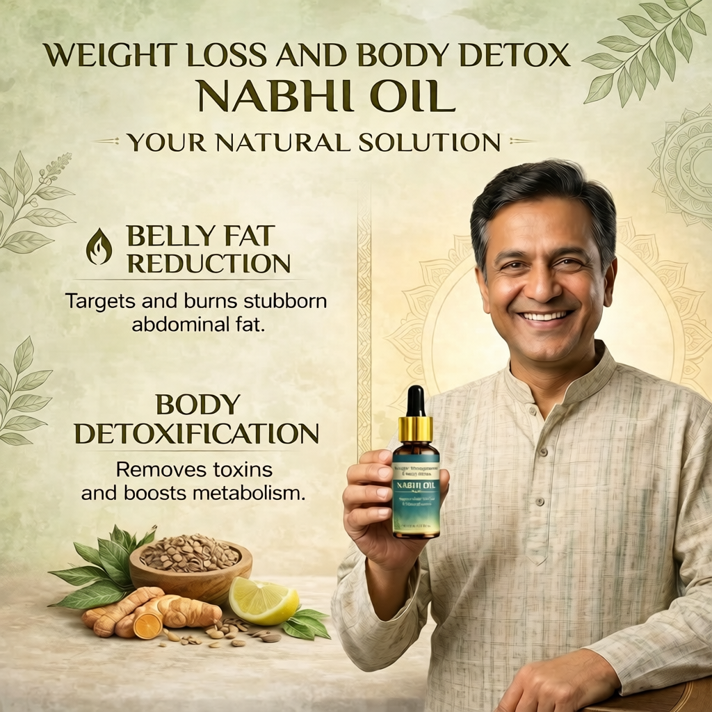 Weight Management and Body Detox Nabhi Oil | 🔥 BUY 1 GET 1 FREE 🔥