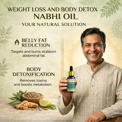 Weight Management and Body Detox Nabhi Oil | 🔥 BUY 1 GET 1 FREE 🔥